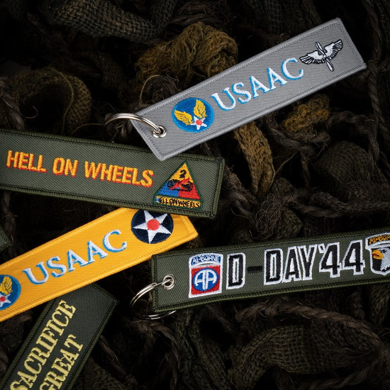 Fostex Sleutelhanger USAAC grijs 