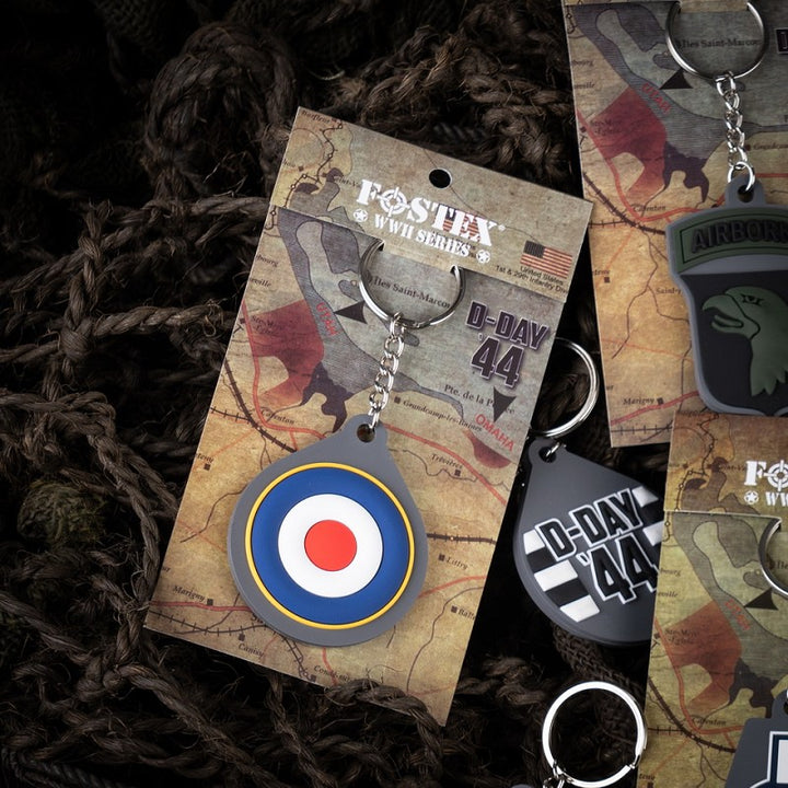 Fostex Sleutelhanger 3D PVC RAF Roundel D-Day 44 