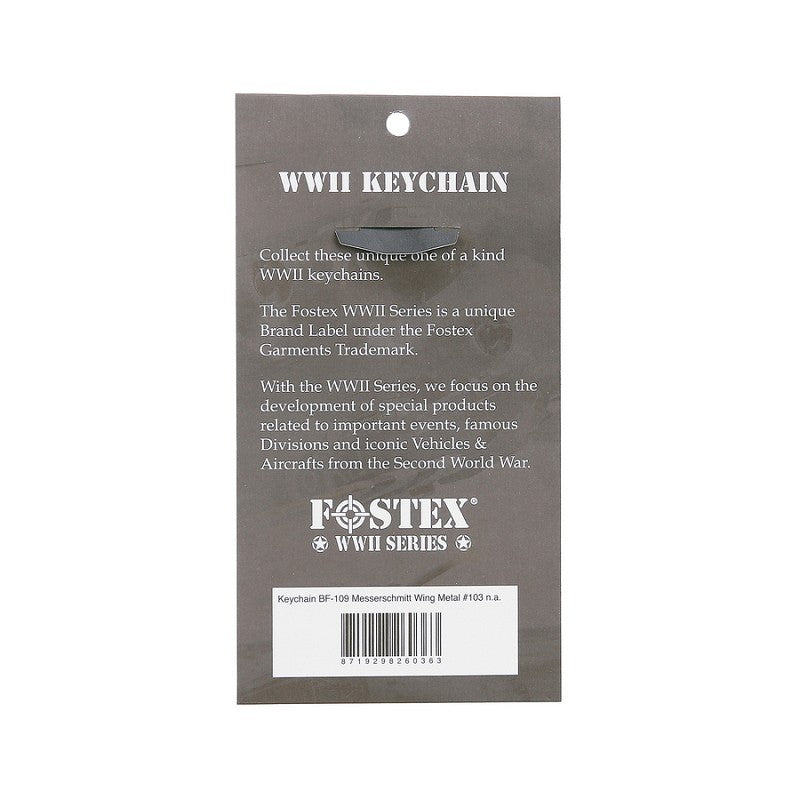 Fostex Sleutelhanger BF-109 Messerschmitt Wing Metal 