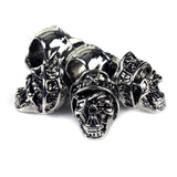 Skull set #2148-6 - Zilver/Chrome