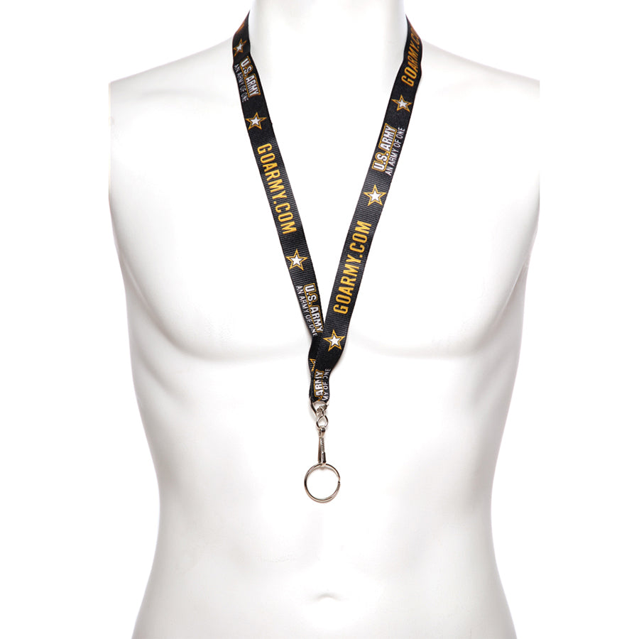 Army lanyard US army - Zwart