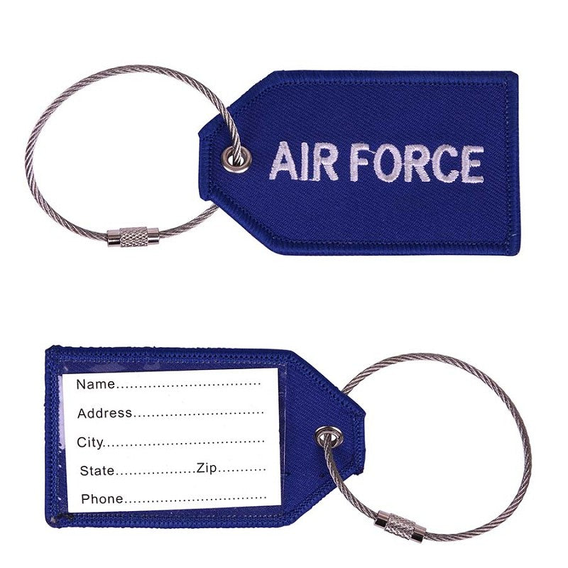 Fostex Bagage label Air Force #72#73 - Blauw