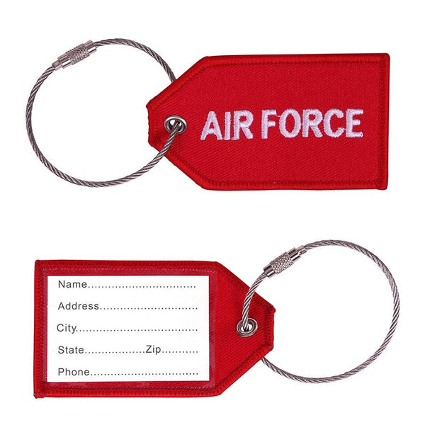 Fostex Bagage label Air Force #72#73 - Rood