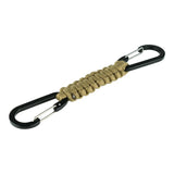 Paracord dubbele karabijnhaak JF026 - Coyote