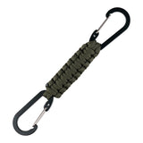 Paracord dubbele karabijnhaak JF026 - Groen