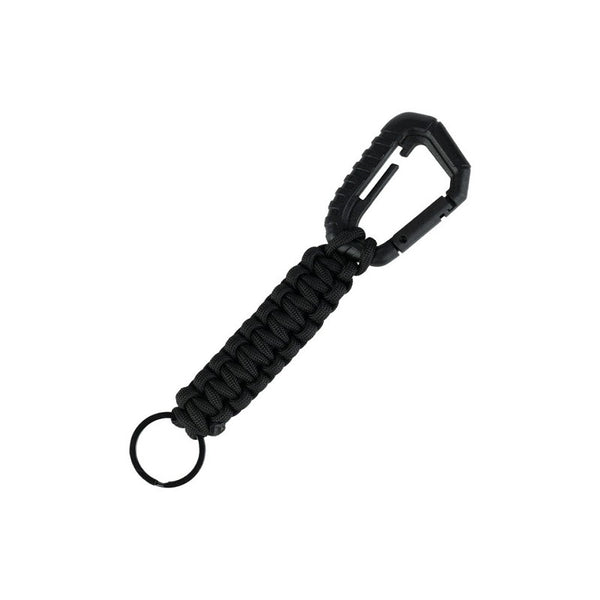 Tactical paracord sleutelhanger - Zwart