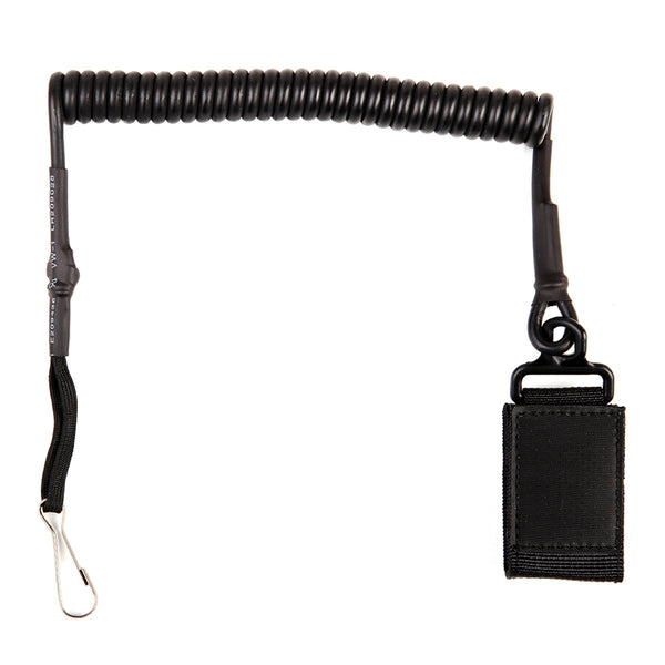 Pistol lanyard de luxe - Zwart