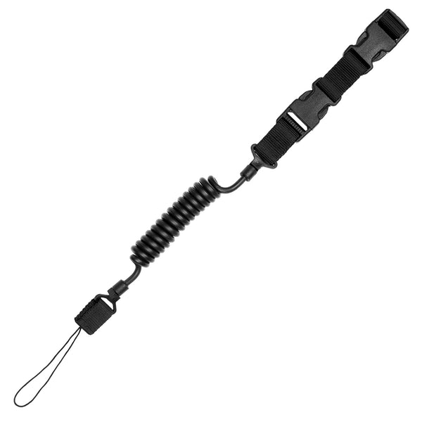 Pistol lanyard with quick release EM8269 - Zwart