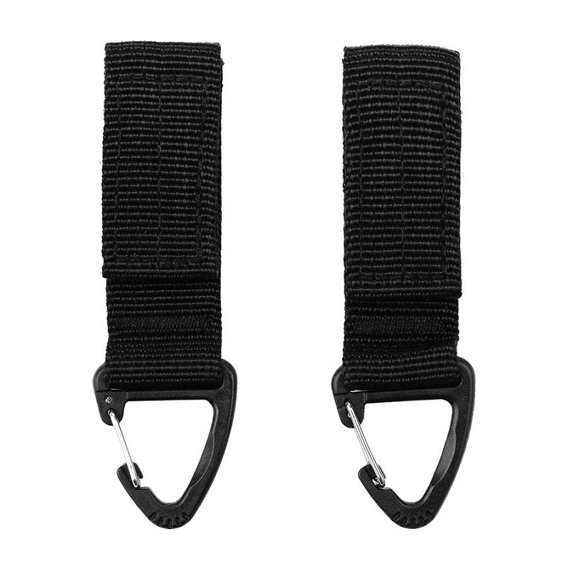 Molle carabiner hook 2-pack JFO02 - Zwart