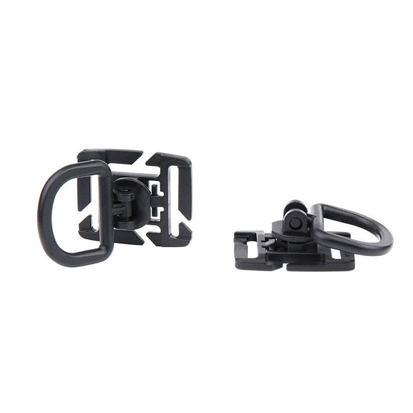 Molle D ring 2-pack JFO04 - Zwart