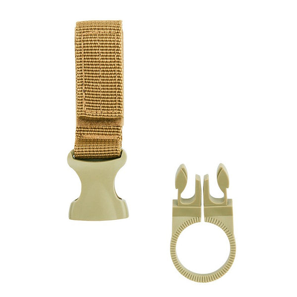 Molle water bottle ring 2-pack JFO07 - Coyote