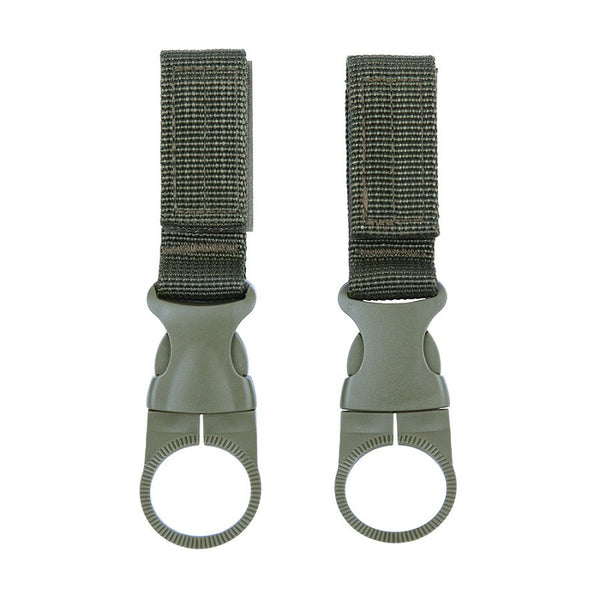 Molle water bottle ring 2-pack JFO07 - Groen