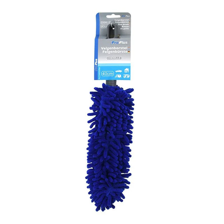 ProPlus Velgenborstel chenille 40cm - Blauw