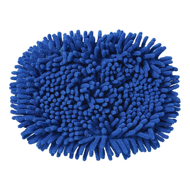 ProPlus Chenille microvezel hoes voor telescopische wasborstel 150650V01/652V01 blauw