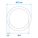 ProPlus Drinkwaterslang transparant 5,00M / 10x15mm