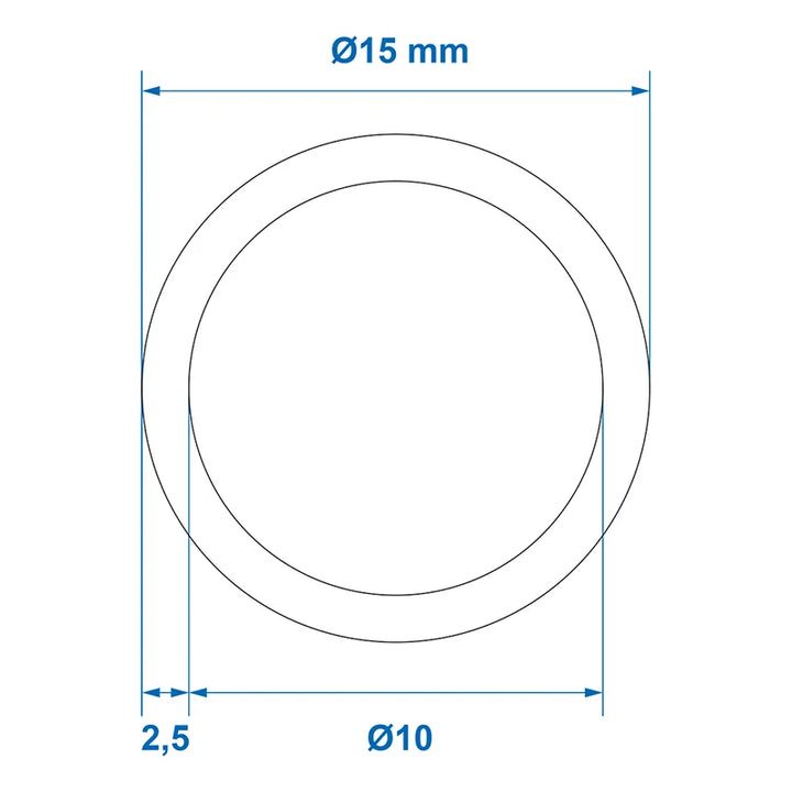 ProPlus Drinkwaterslang rood 2,50M / 10x15mm