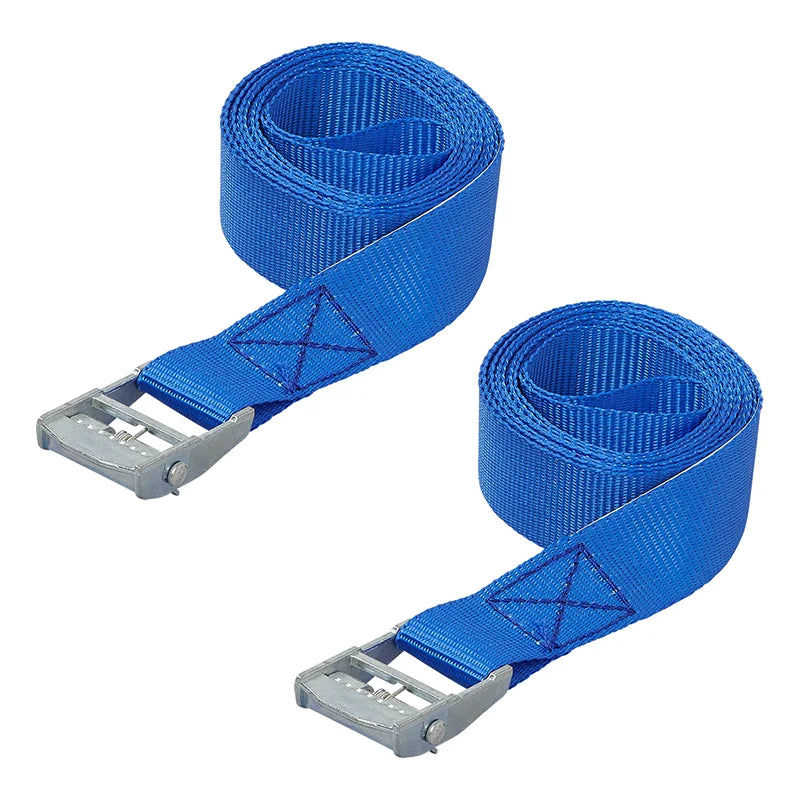 ProPlus Spanband blauw met snelsluiting 2x 2,5 meter