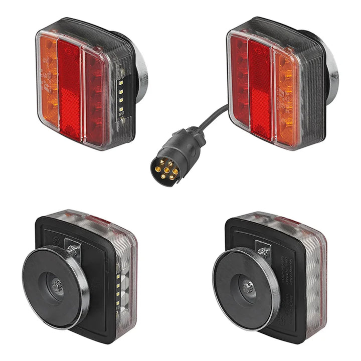ProPlus Aanhangerverlichtingsset LED met magneten 7,5+2,5M kabel