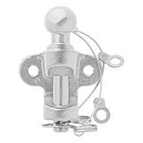 ProPlus Trekhaakkogel zilver gecombineerde tweevoudige uitvoering D17,2/S200 E-gekeurd