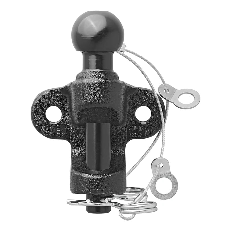 ProPlus Trekhaakkogel zwart gecombineerde tweevoudige uitvoering D17,2/S200 E-gekeurd