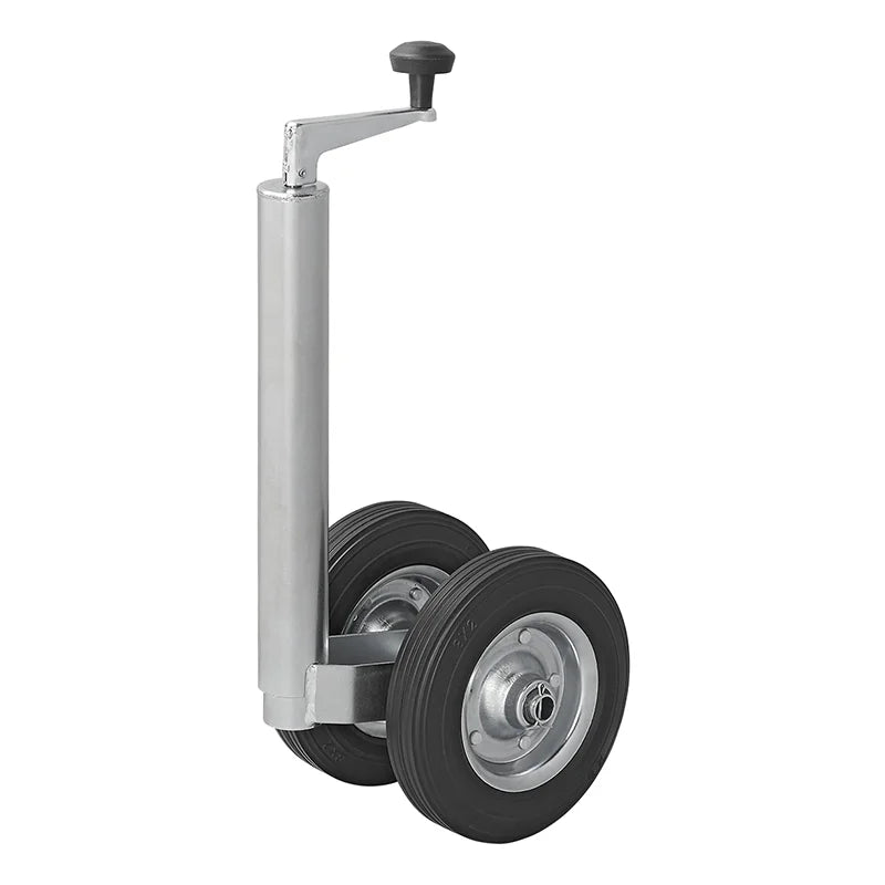 ProPlus Dubbel neuswiel 48 mm met massief natuurrubberen banden 200 x 50 mm