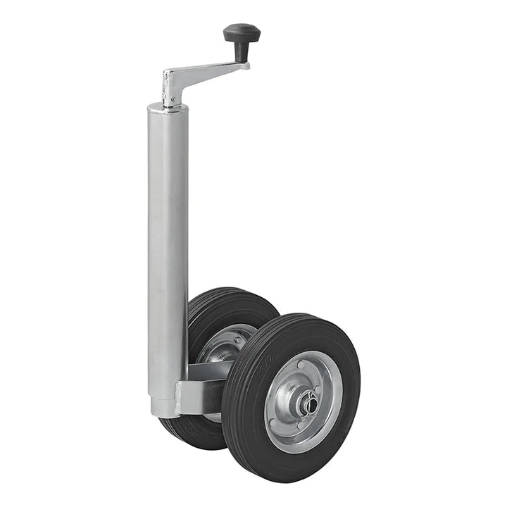 ProPlus Dubbel neuswiel 48 mm met massief natuurrubberen banden 200 x 50 mm