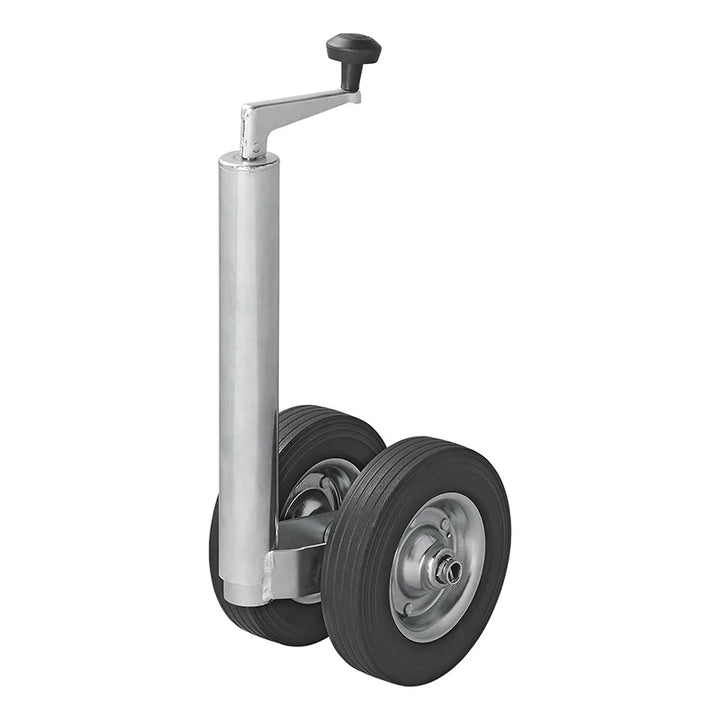 ProPlus Dubbel neuswiel 48 mm met massief rubberen banden 200 x 50 mm