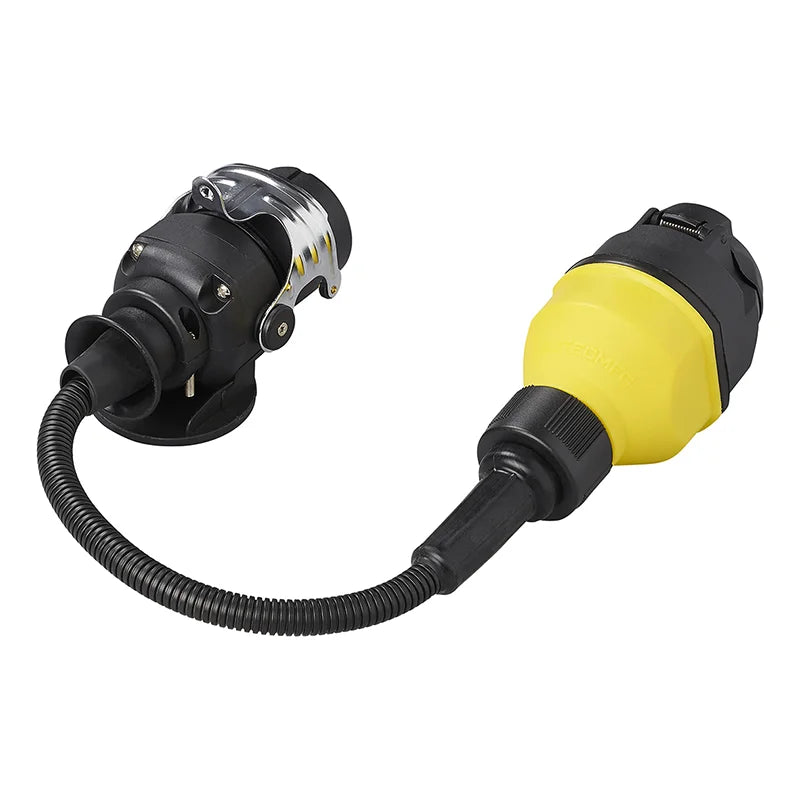 ProPlus Verloopstekker van 24V 15- naar 12V 13-polig ISO12098 > ISO11446