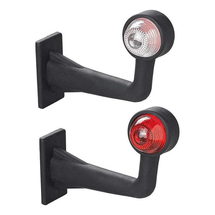 ProPlus Breedtelicht rood/wit 185mm haaks