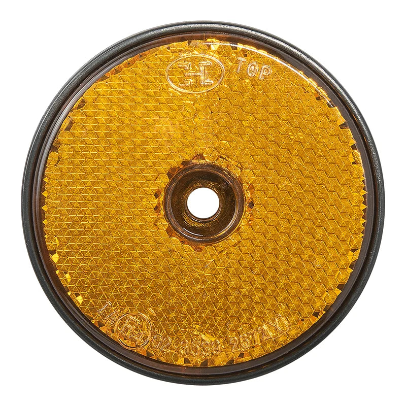 ProPlus Reflector oranje 60mm schroefbevestiging
