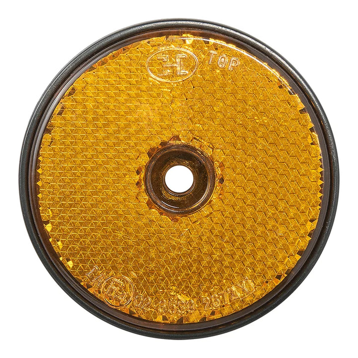 ProPlus Reflector oranje 60mm schroefbevestiging