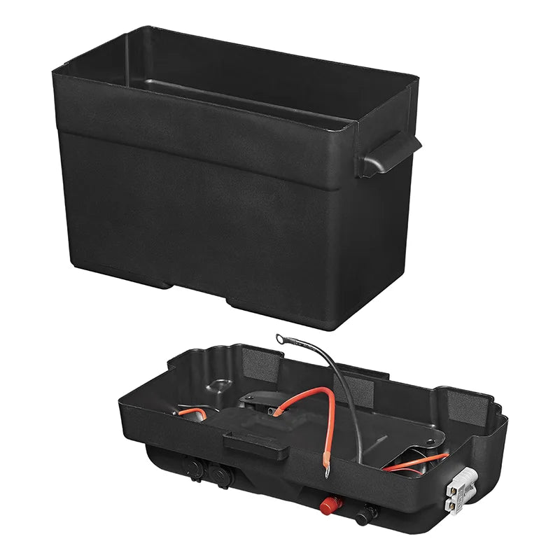ProPlus Accubak 35x18x23cm 2x USB - 1x 12V stekkerdoos - Voltmeter - 2x Anderson stekker