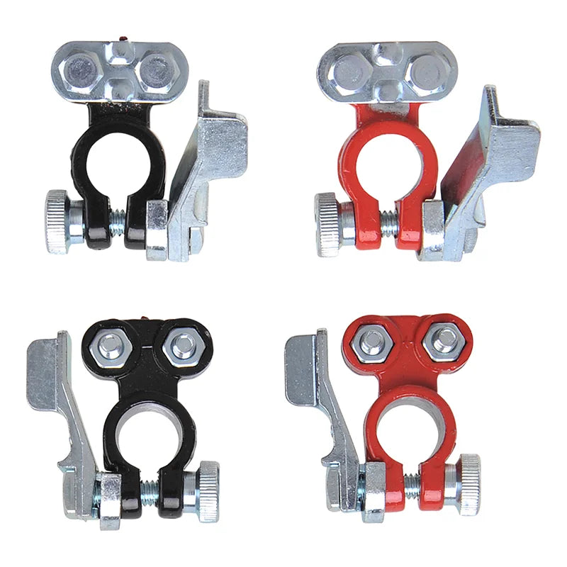 ProPlus Accupoolklemmen set (+) en (-) met snelsluiting rood/zwart