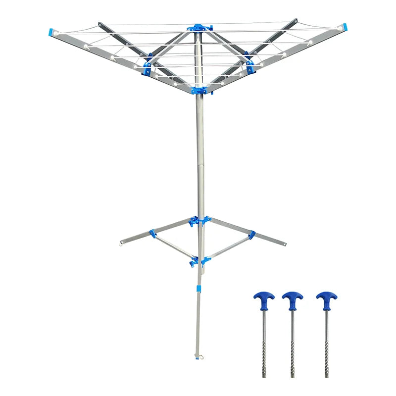 ProPlus Droogmolen met voet incl. 3 haringen