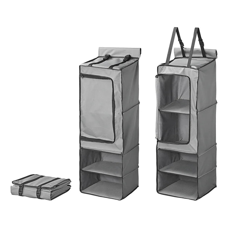 ProPlus Organizer 4-vaks 34 x 34 x 96 cm met ritsvak + 7 mm keder