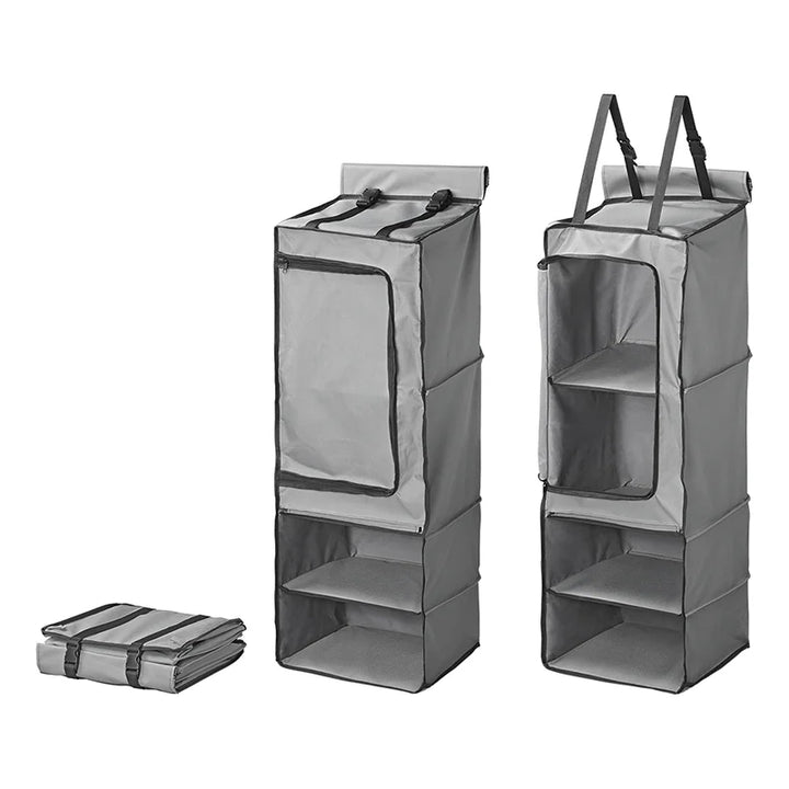 ProPlus Organizer 4-vaks 34 x 34 x 96 cm met ritsvak + 7 mm keder