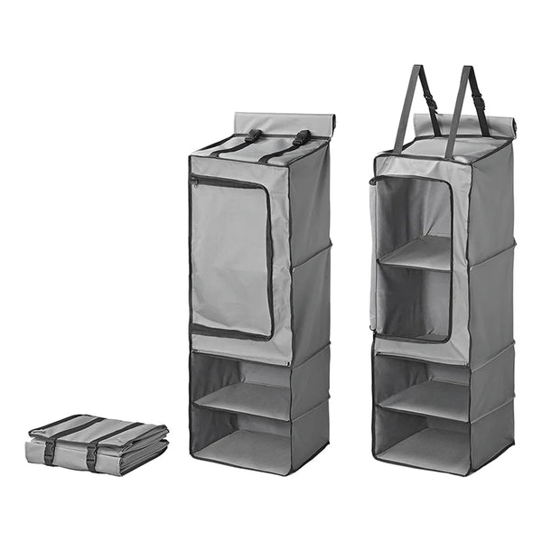 ProPlus Organizer 4-vaks 34 x 34 x 96 cm met ritsvak + 7 mm keder