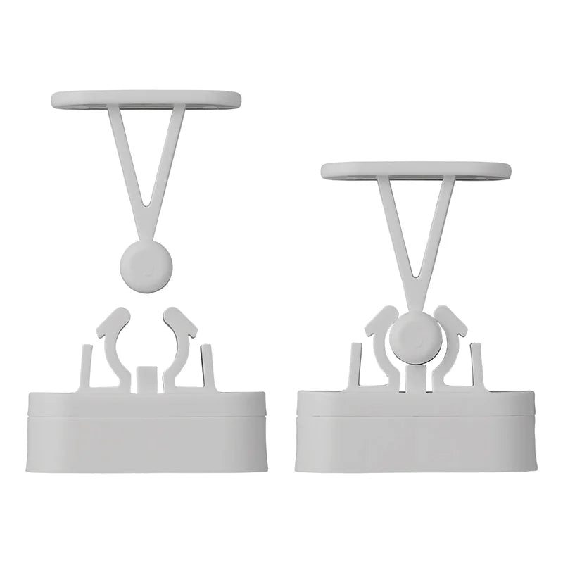 ProPlus Deurvanger met flexibele klem grijs 2-delig