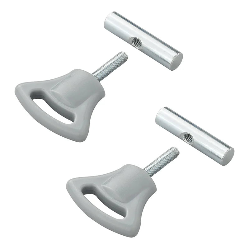 ProPlus Eindstop met kunststof knop voor tentrail 8-10mm - set van 2 stuks