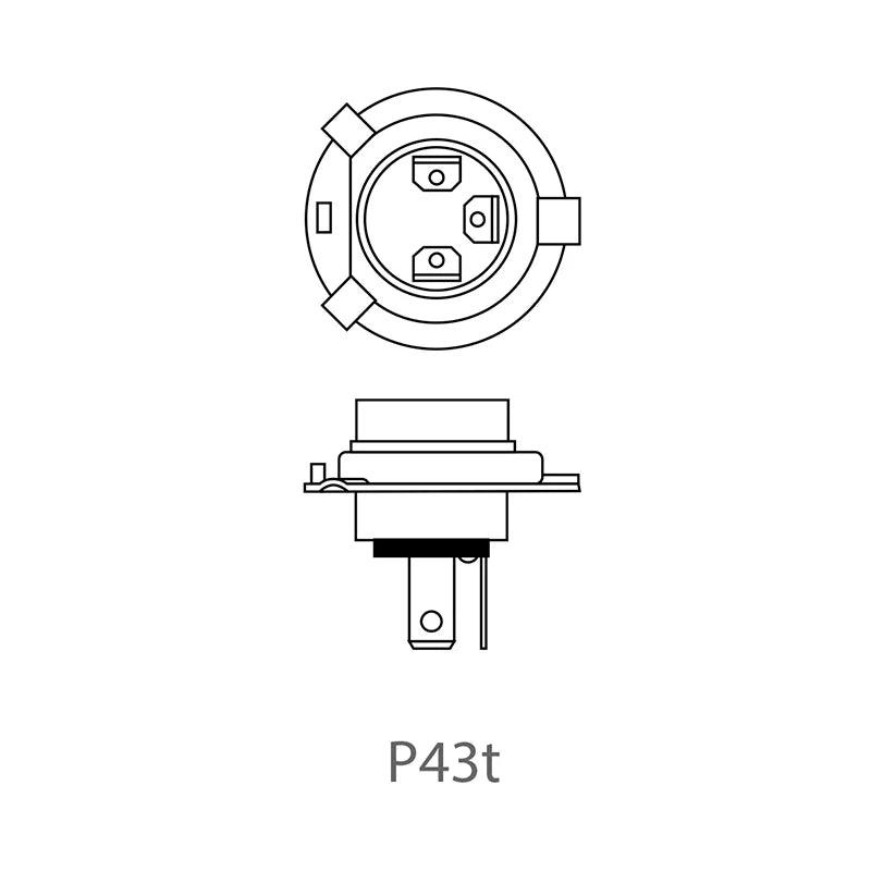 ProPlus Autolamp 12V 60/55W P43t H4 in doosje