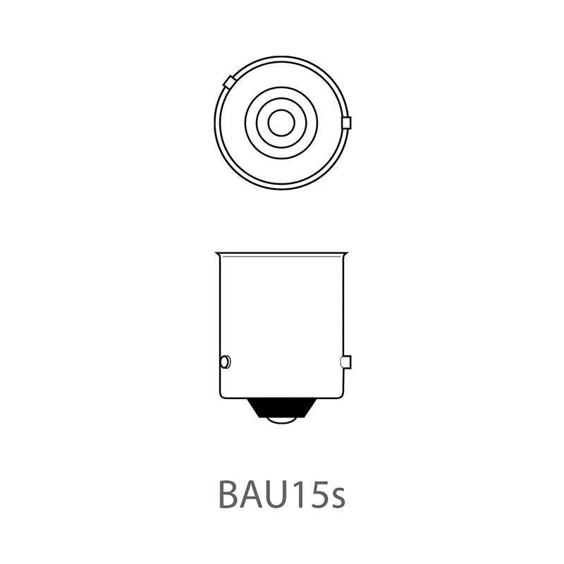 ProPlus Autolamp  - Bol Bajonet 12V 21/W - BAU15S - 2 stuks