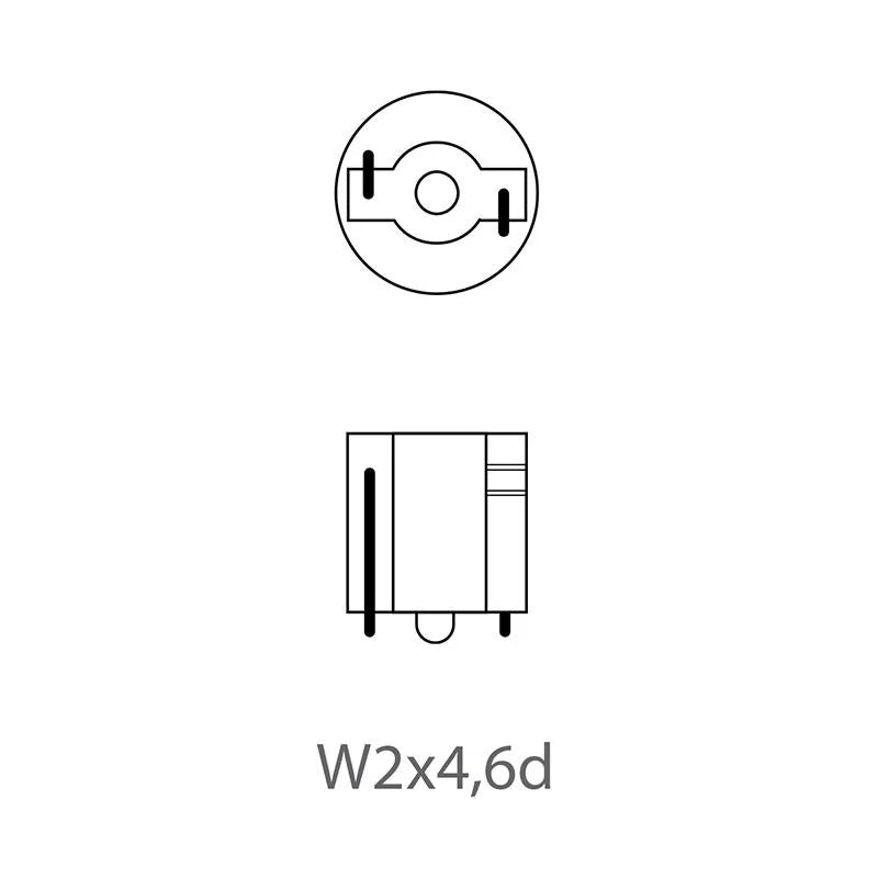 ProPlus Autolamp 12V 1,2W T5 W2x4,6d per stuk