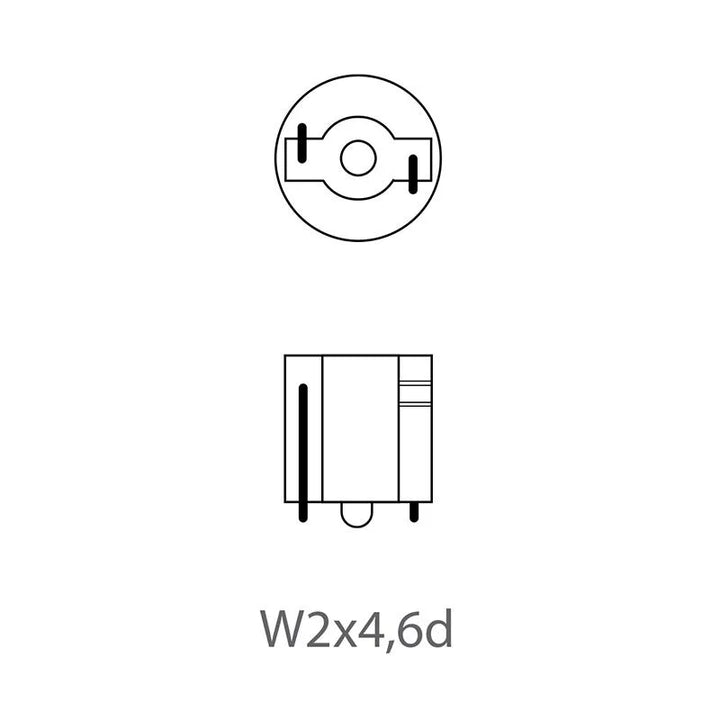 ProPlus Autolamp 12V 1,2W T5 W2x4,6d 2 stuks in blister