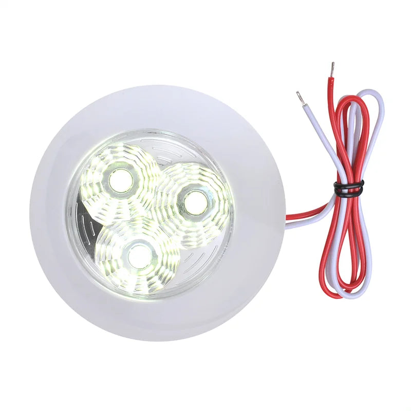 ProPlus Plafonnière / opbouwarmatuur 3-leds 12V 290lm ø95x25mm