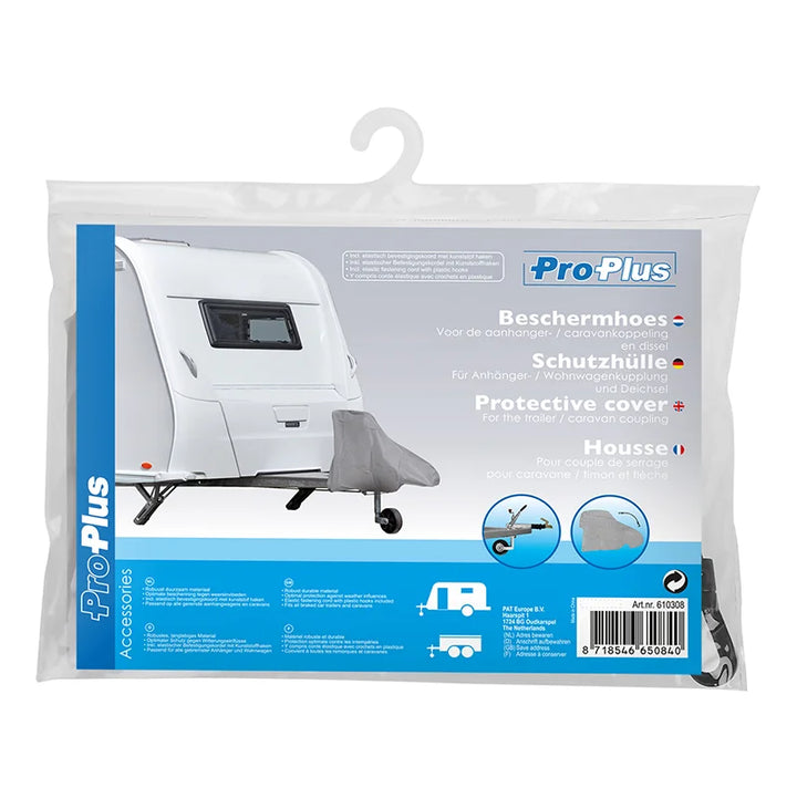 ProPlus Beschermhoes voor de aanhanger- / caravankoppeling en dissel