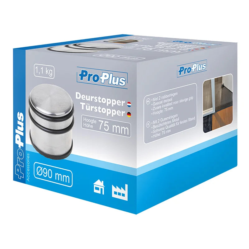 ProPus Deurstopper Ø90mm rvs