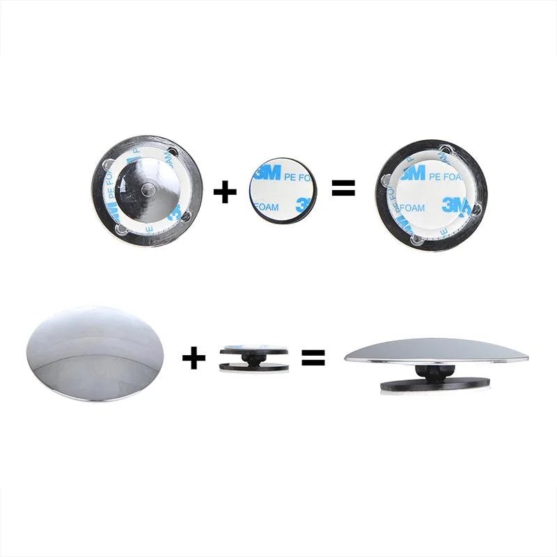 ProPlus Dodehoekspiegel rond - set van 2 stuks