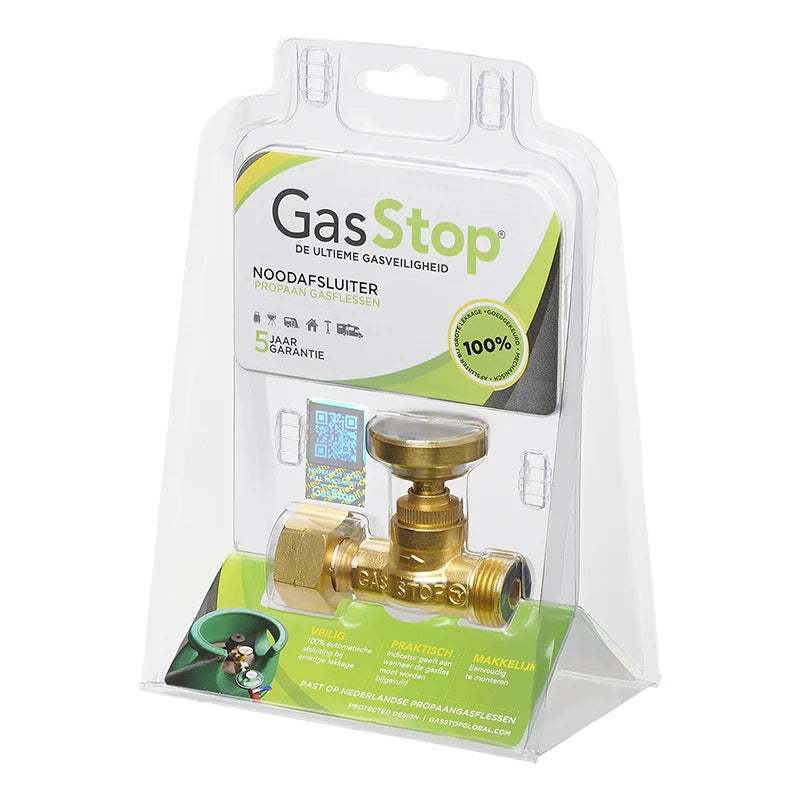 ProPlus GasStop gasfleszekering voor propaangasflessen NL 21,8mm LH (G.5) GSNL1