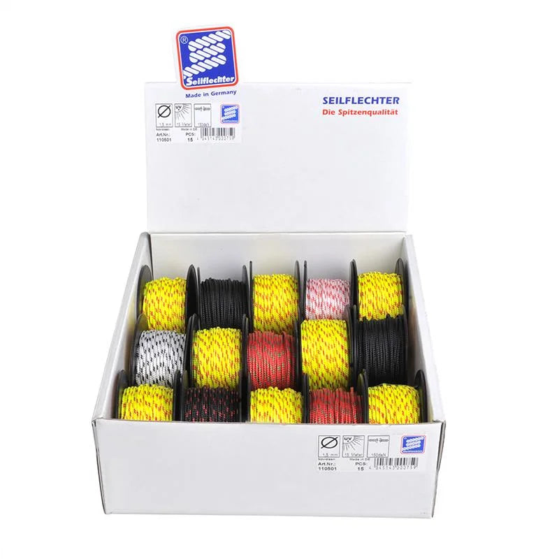 ProPlus Mini koord Novoleen, 1,5mm, 15m, assorti, 150 daN