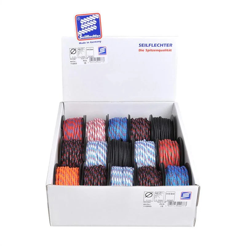 ProPlus Mini koord Polyester, 3mm, 10m, assorti, 380 daN